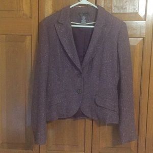 Purple suit jacket